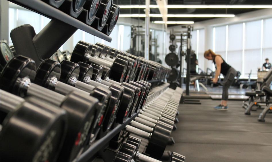 健身中心器材展示